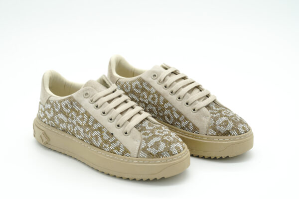 Luvesta Taşlı Sneaker Bej