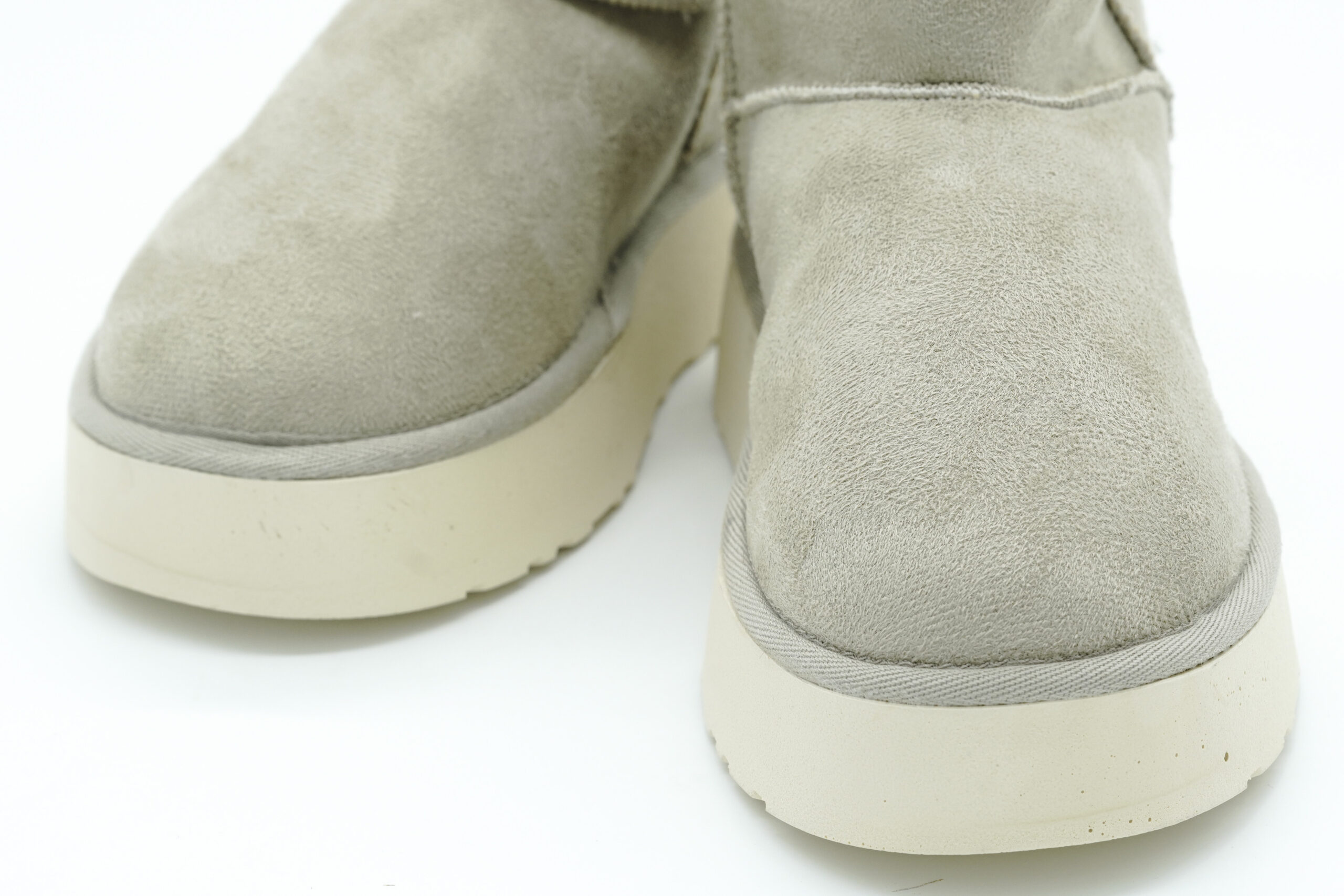 Mini Bot Yüksek Tabanlı Bej - Görsel 9