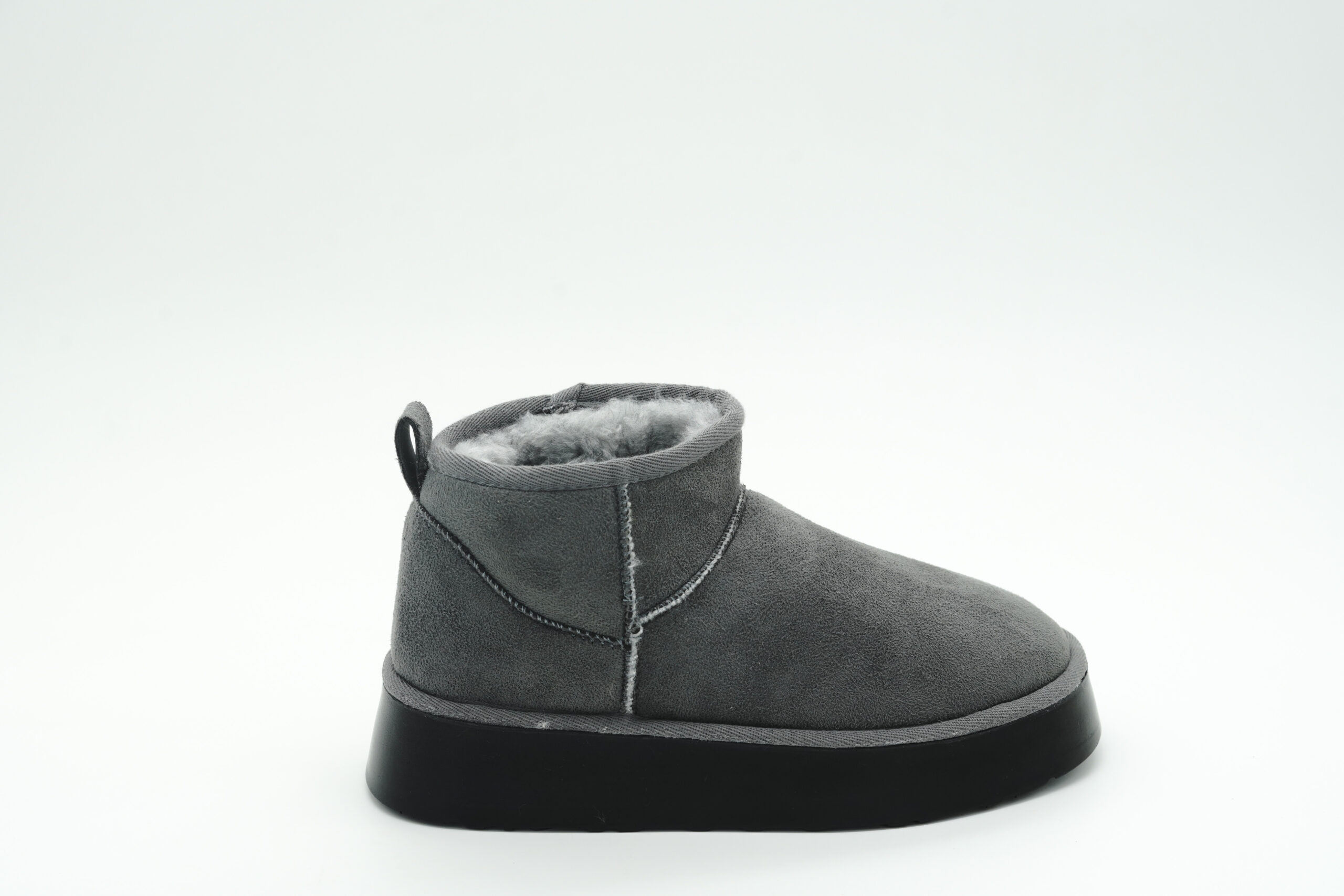 Mini Bot Yüksek Tabanlı Gri - Görsel 8