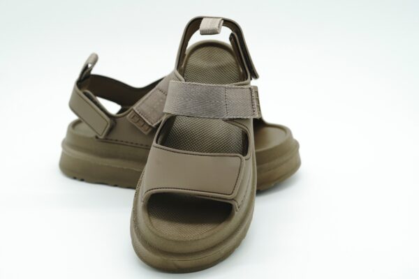 Cırtlı Ortopedik Sandalet Vizon - Görsel 6