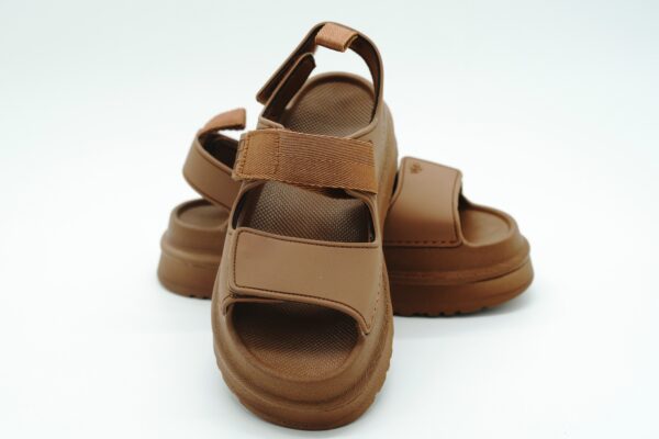 Cırtlı Ortopedik Sandalet Taba - Görsel 7