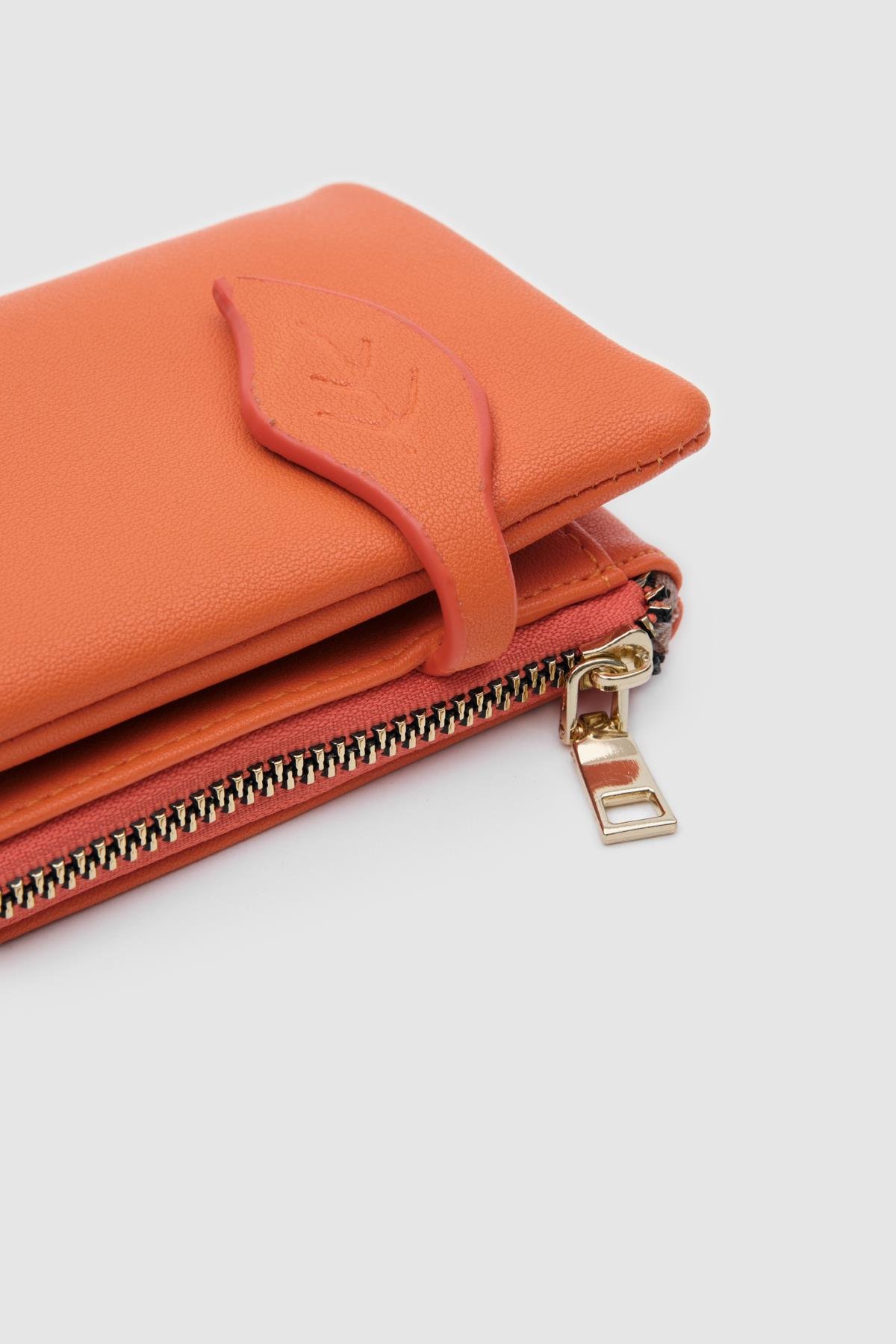 Kadın Cüzdan Turuncu - Görsel 3