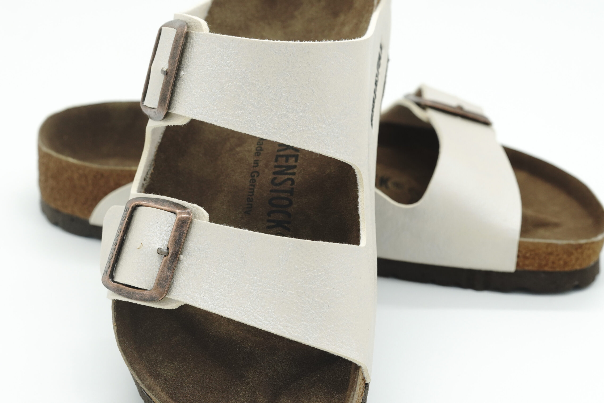 Çift Toka Detaylı Terlik İnci Beyazı - Görsel 2