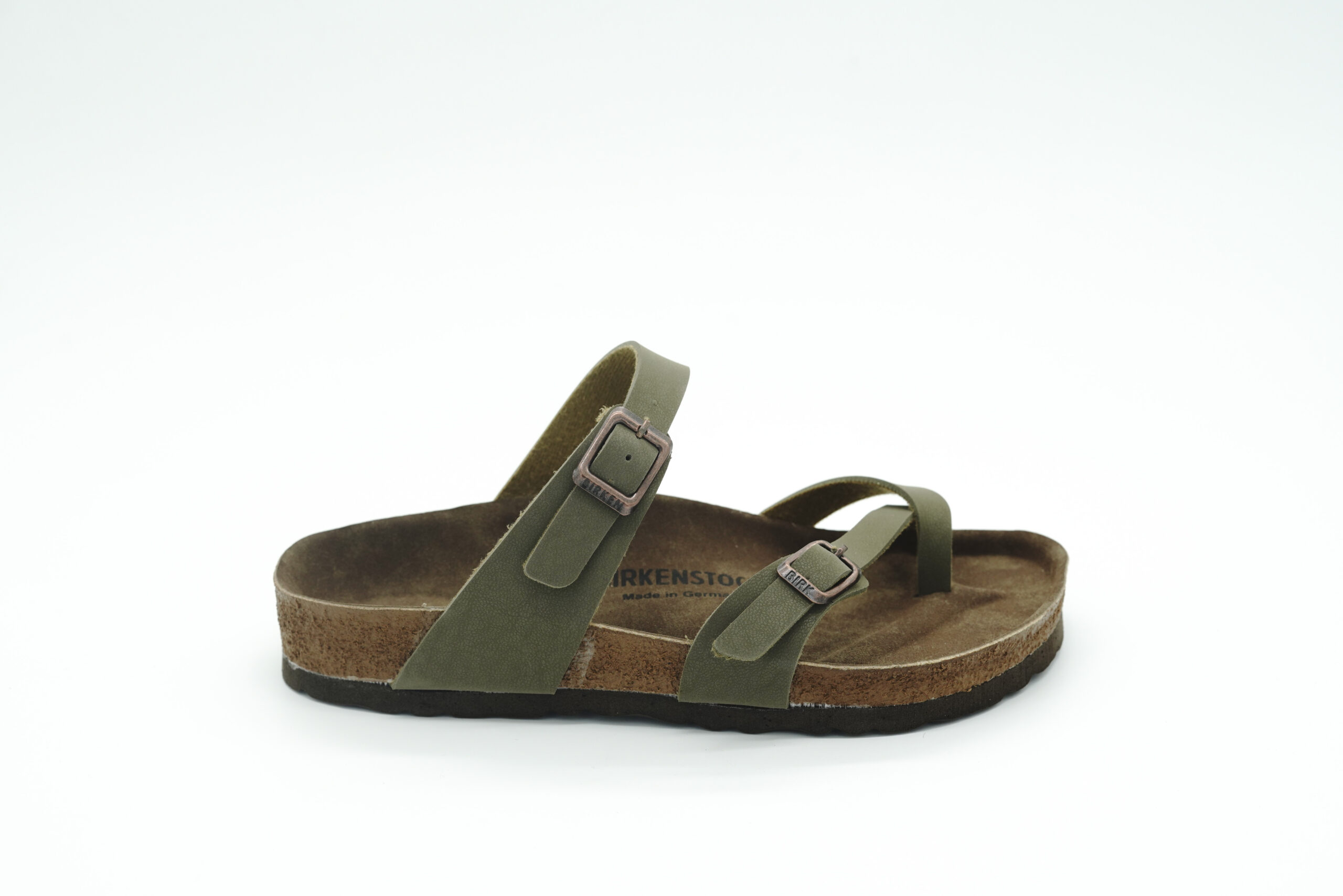 Çapraz Tokalı Terlik Zeytin Yeşili - Görsel 7