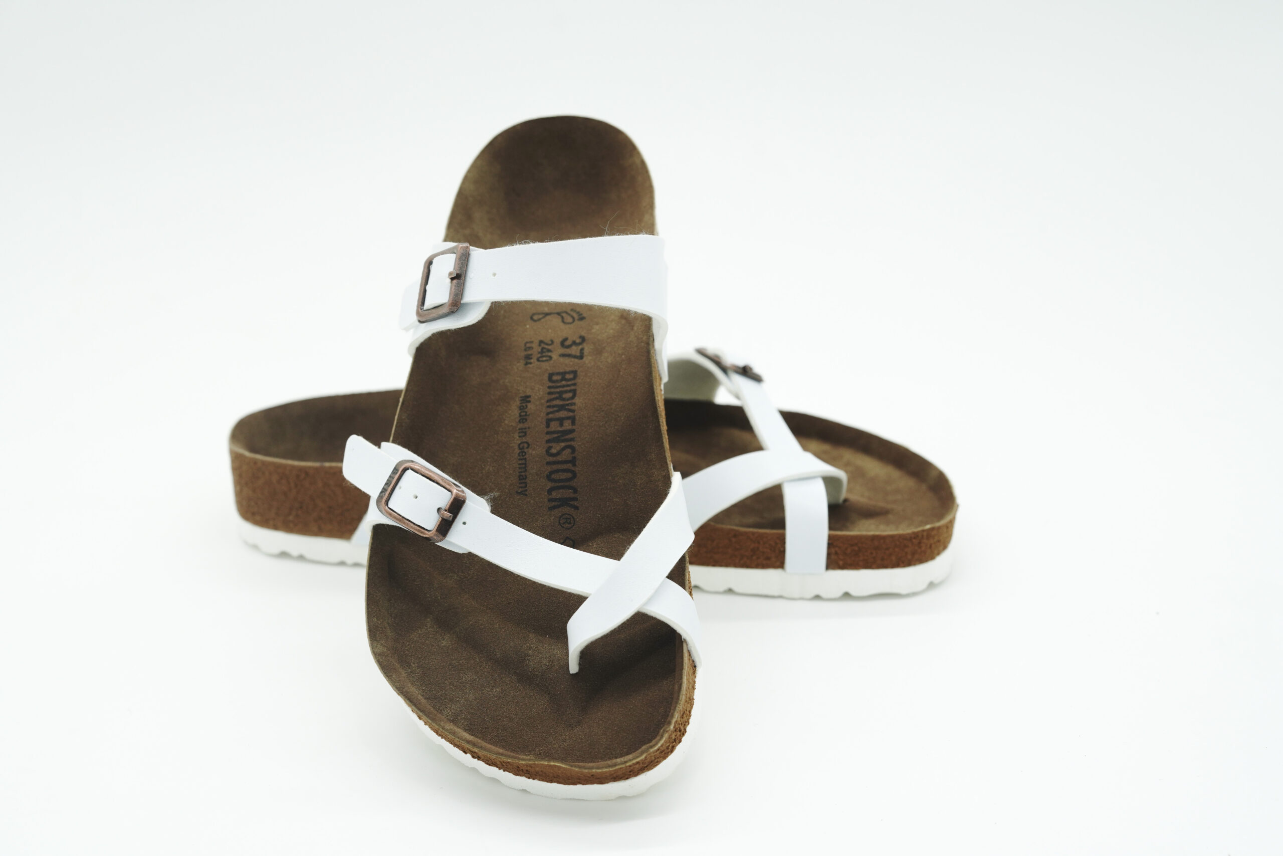 Çapraz Tokalı Terlik Beyaz - Görsel 4