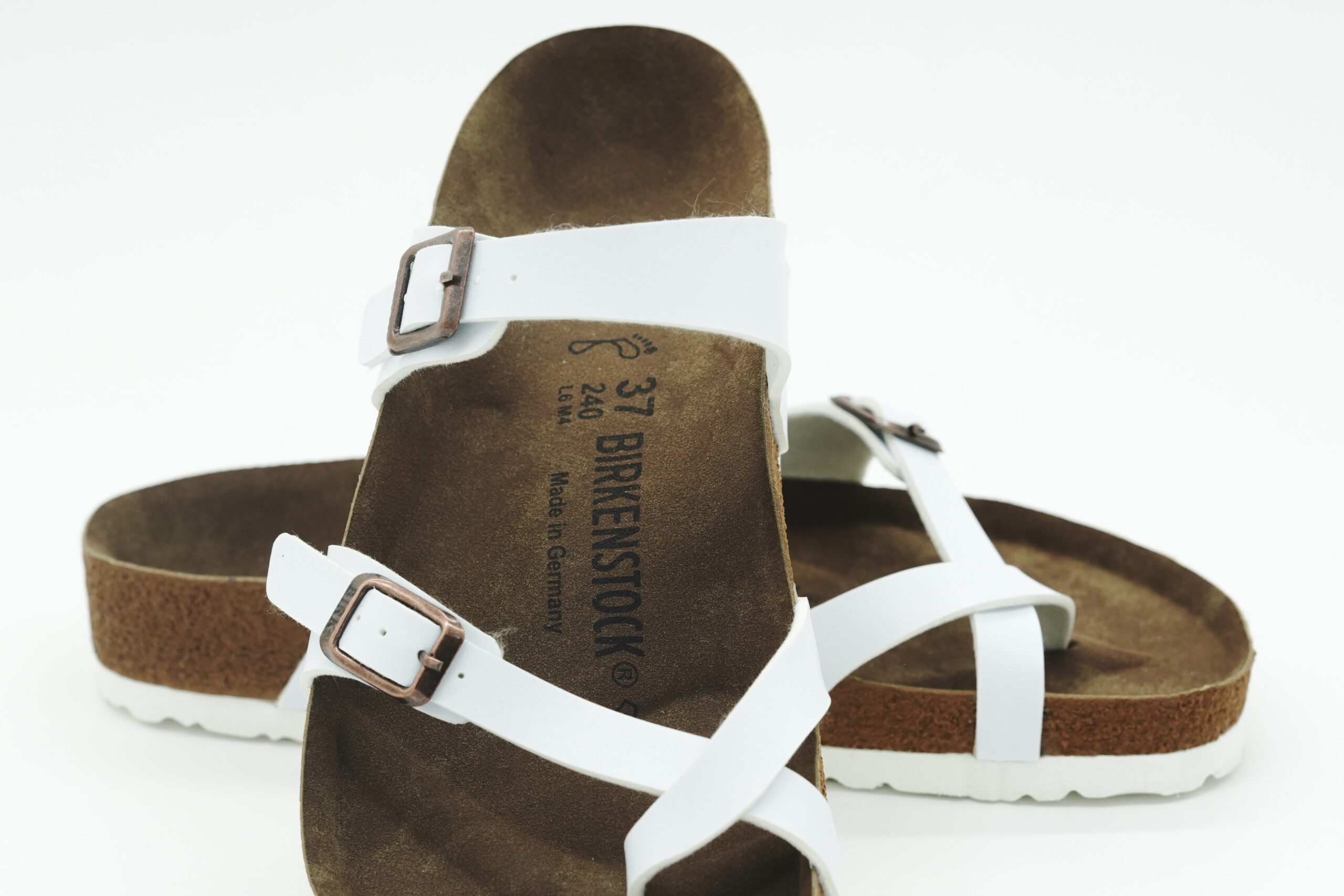 Çapraz Tokalı Terlik Beyaz - Görsel 3