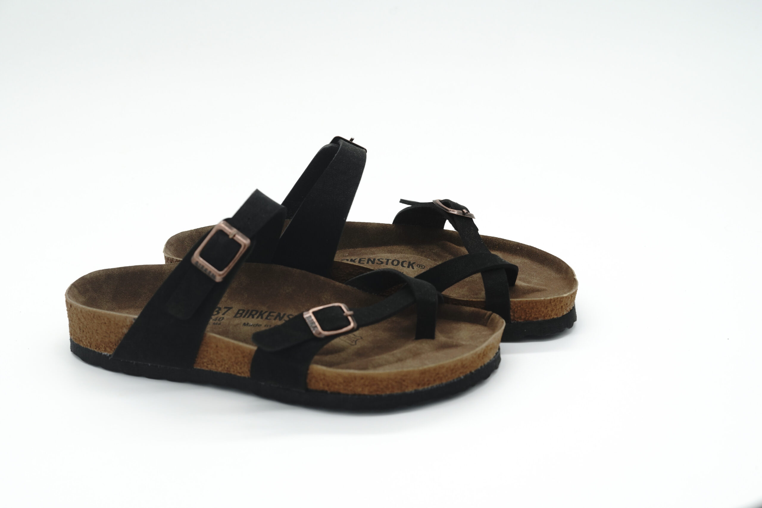 Çapraz Tokalı Terlik Siyah