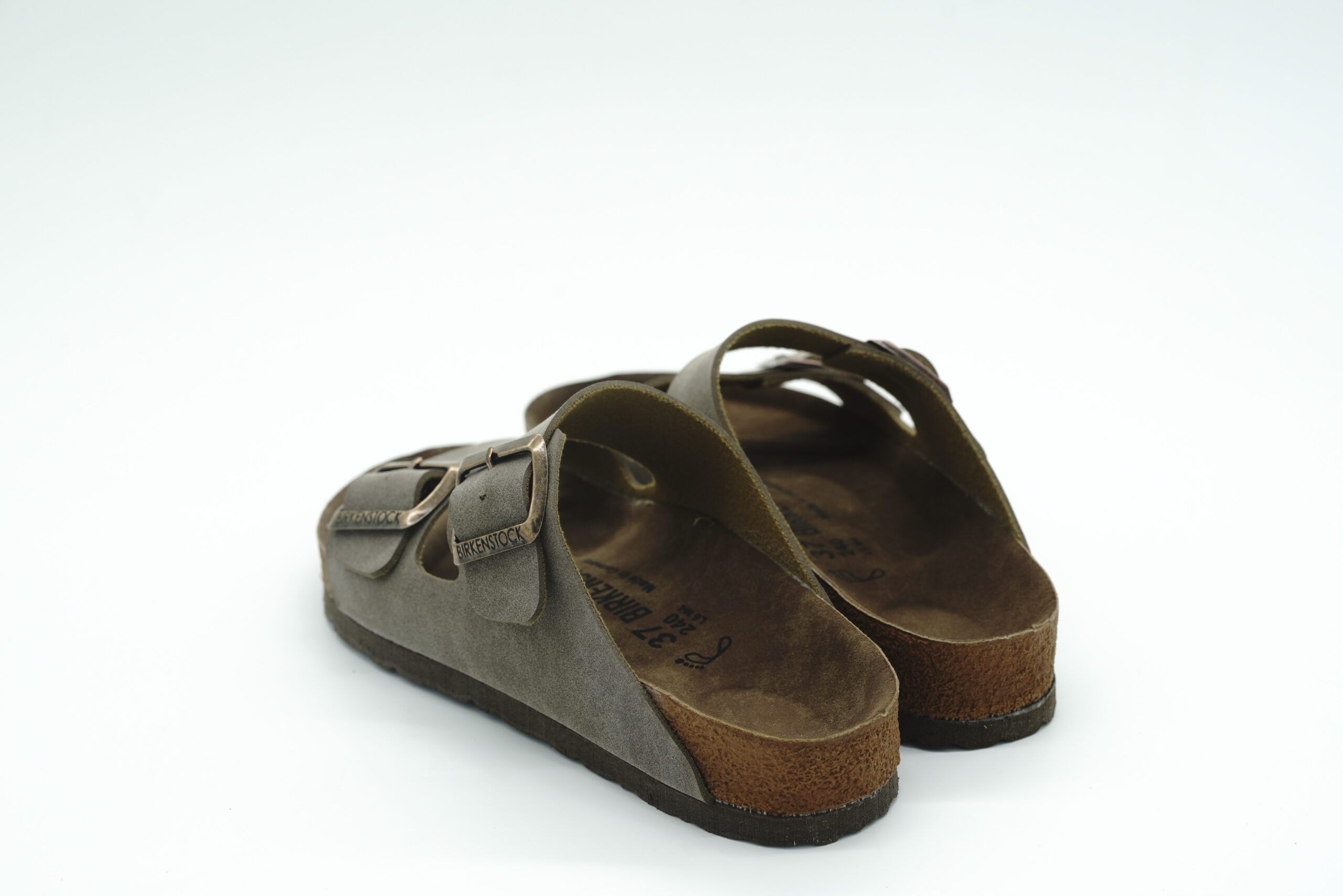 Çift Toka Detaylı Terlik Bej - Görsel 2