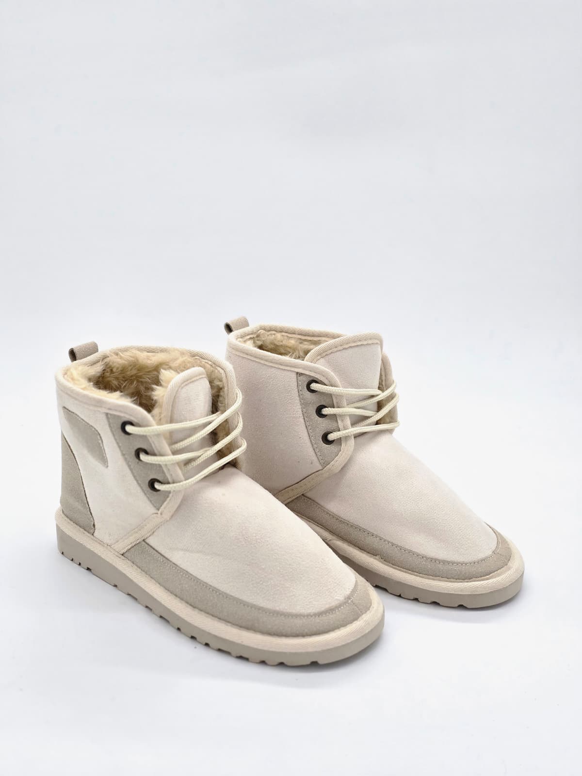 Mini Bağcıklı Bot Bej