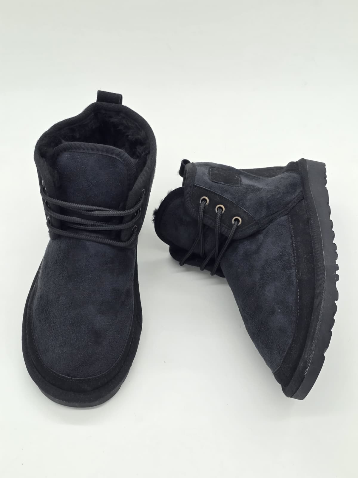 Mini Bağcıklı Bot Siyah - Görsel 3