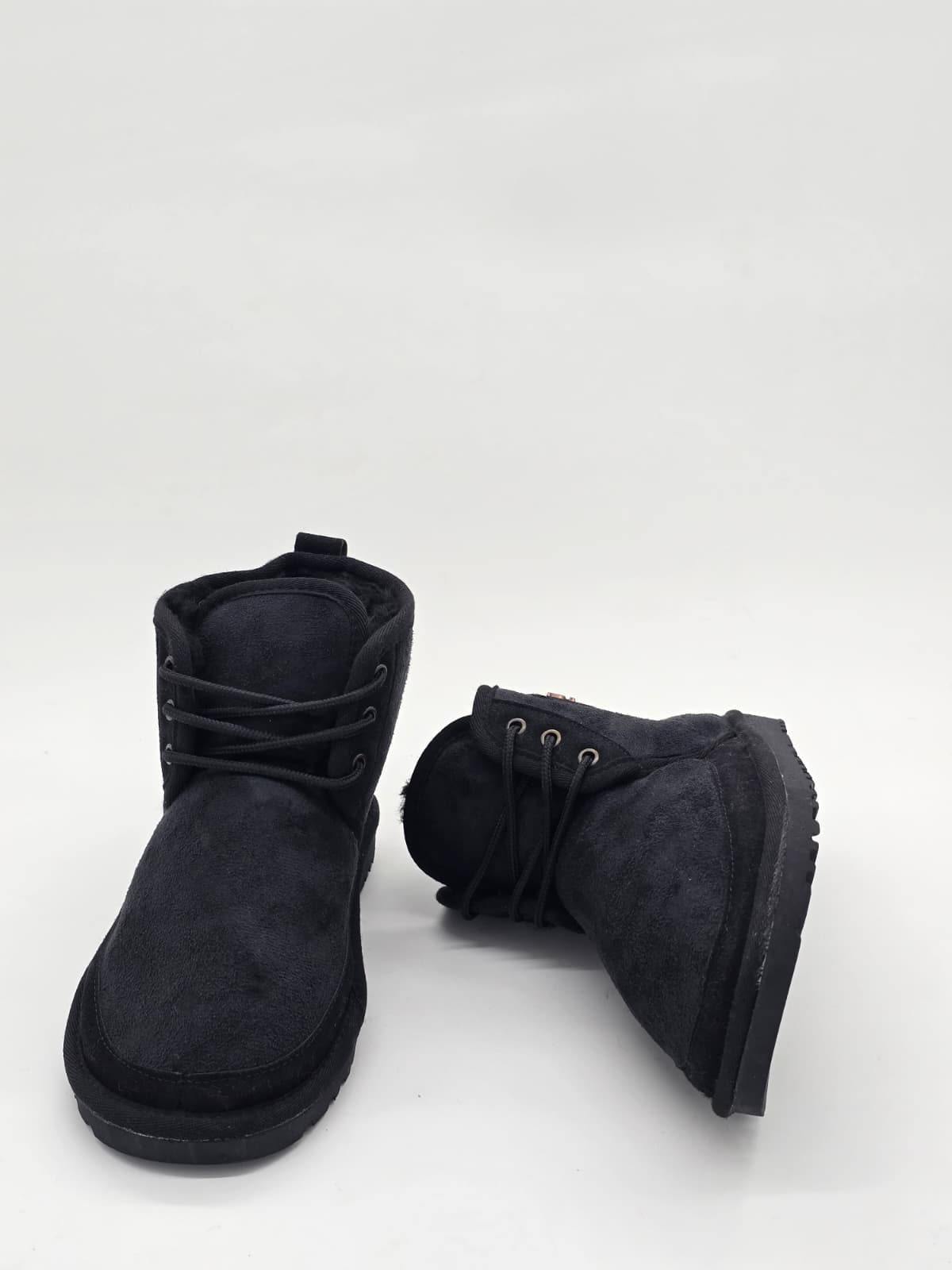 Mini Bağcıklı Bot Siyah - Görsel 2