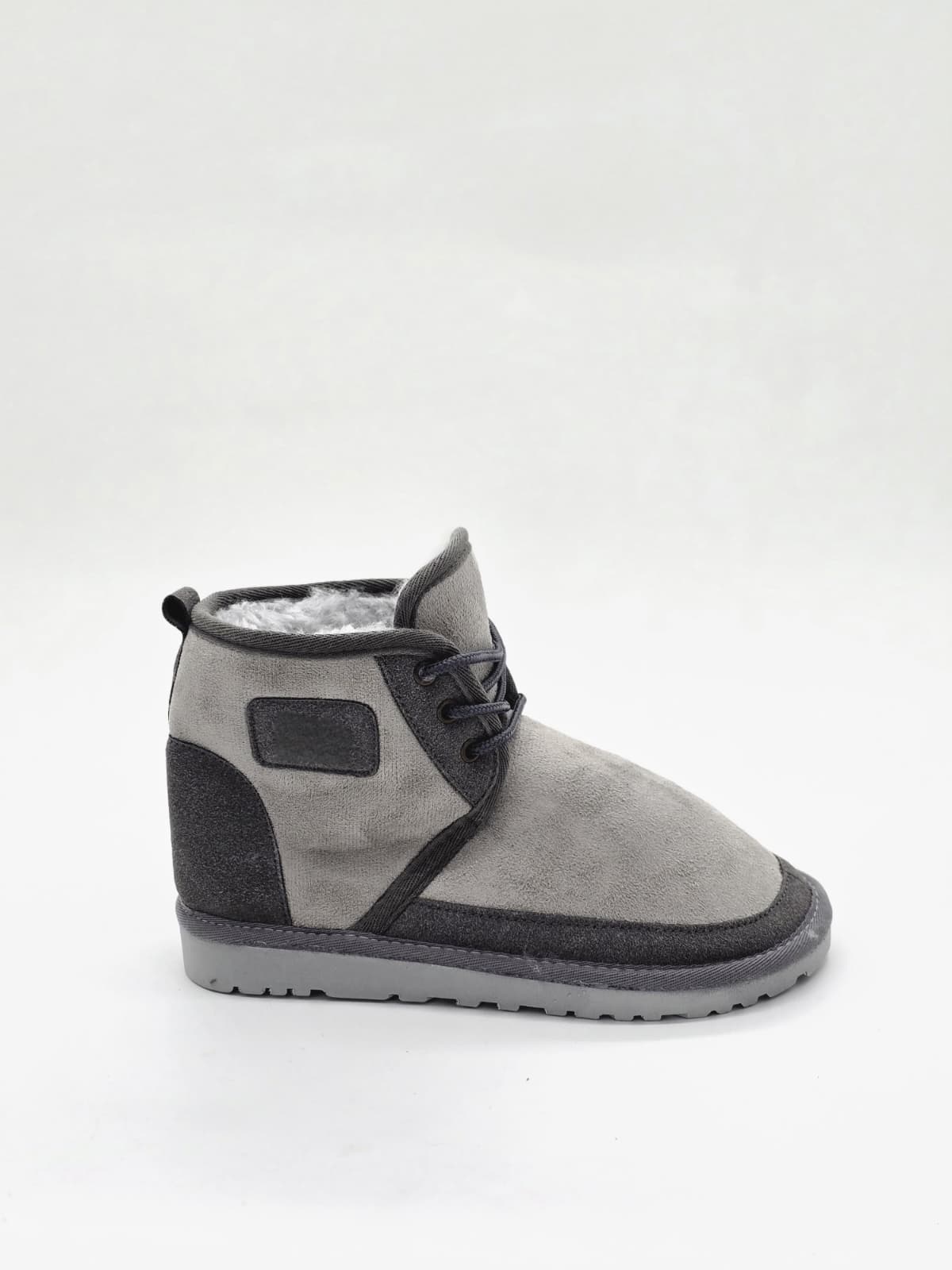 Mini Bağcıklı Bot Gri - Görsel 6