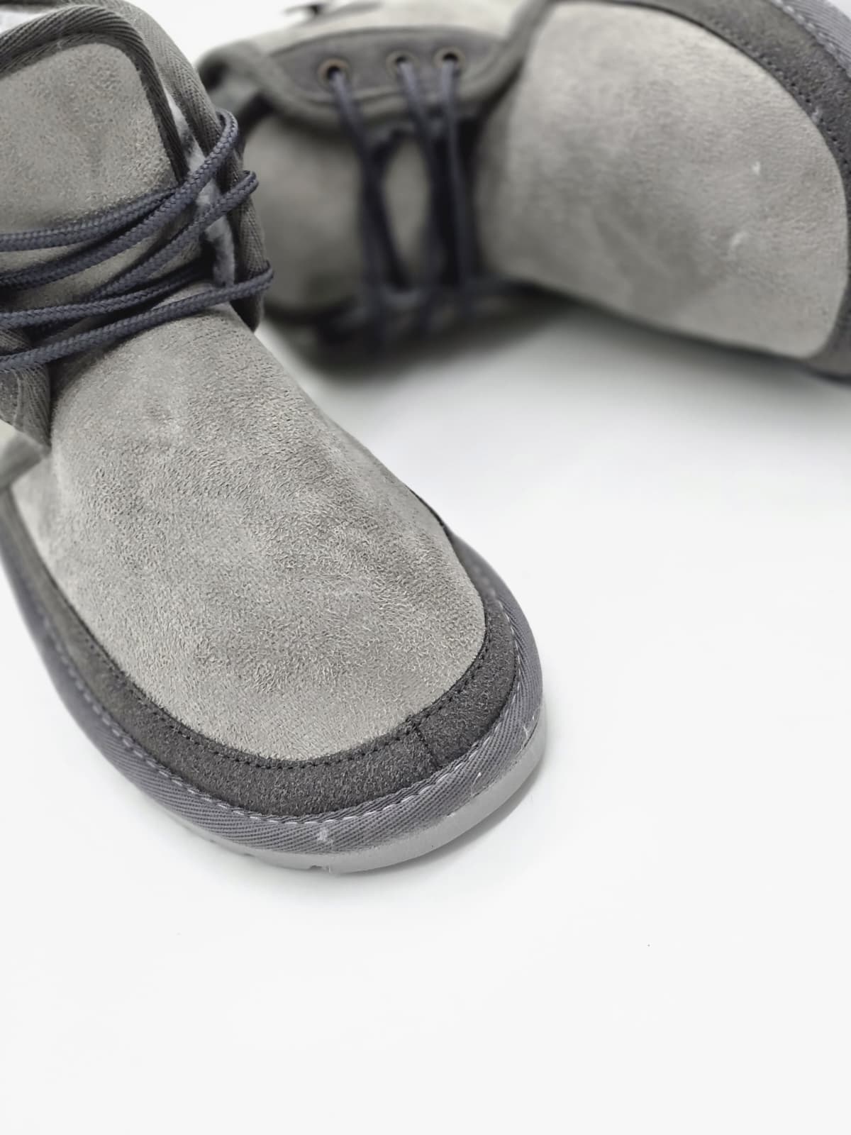 Mini Bağcıklı Bot Gri - Görsel 2