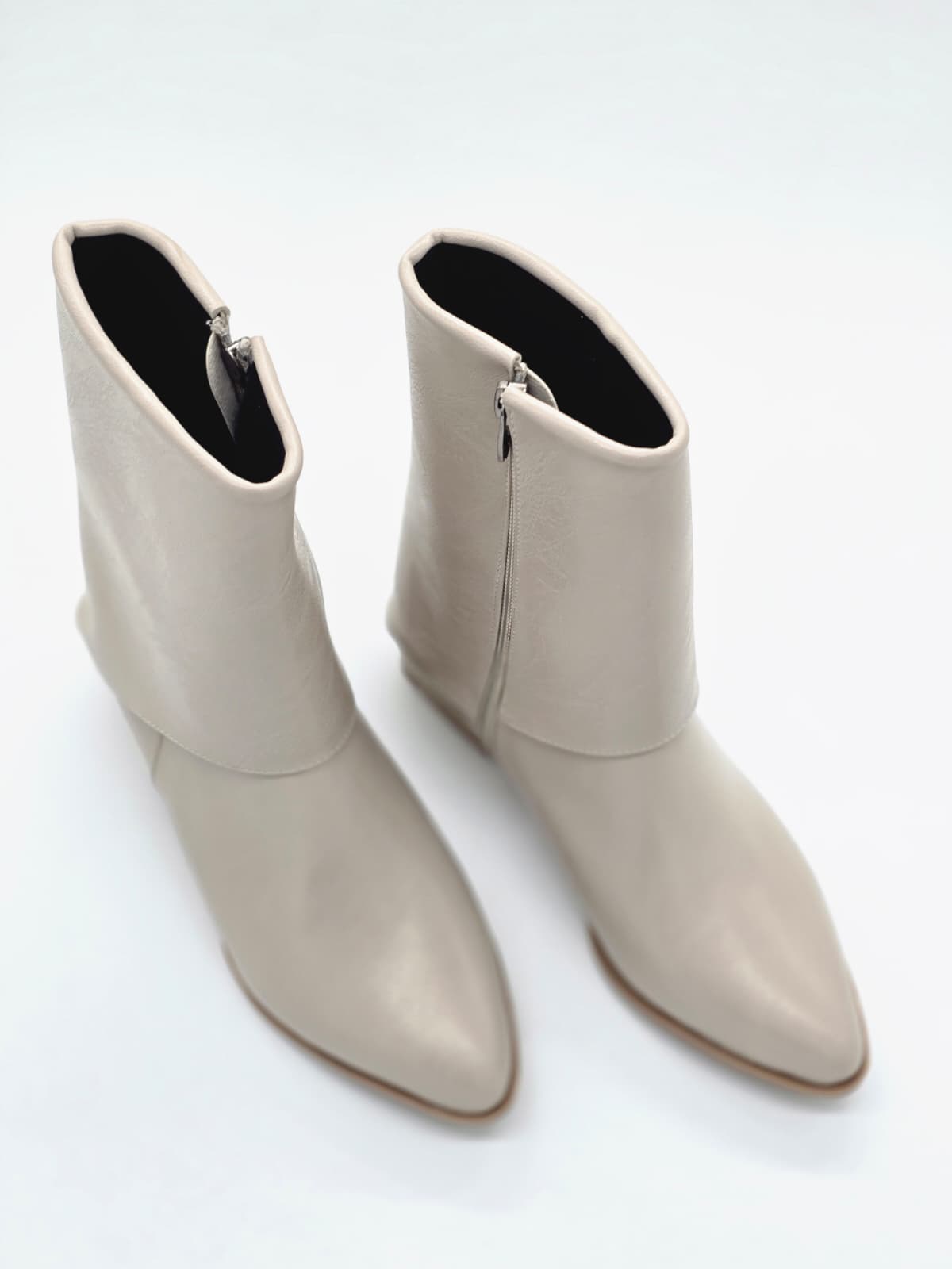 Western Kısa Topuklu Bot Bej - Görsel 5