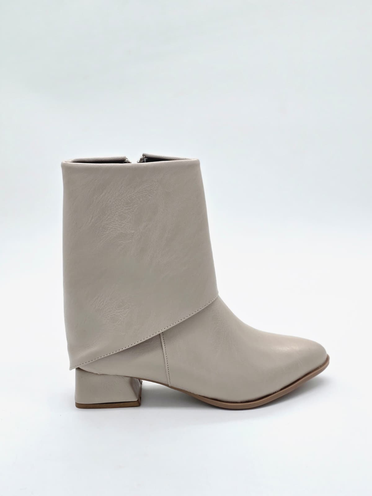 Western Kısa Topuklu Bot Bej
