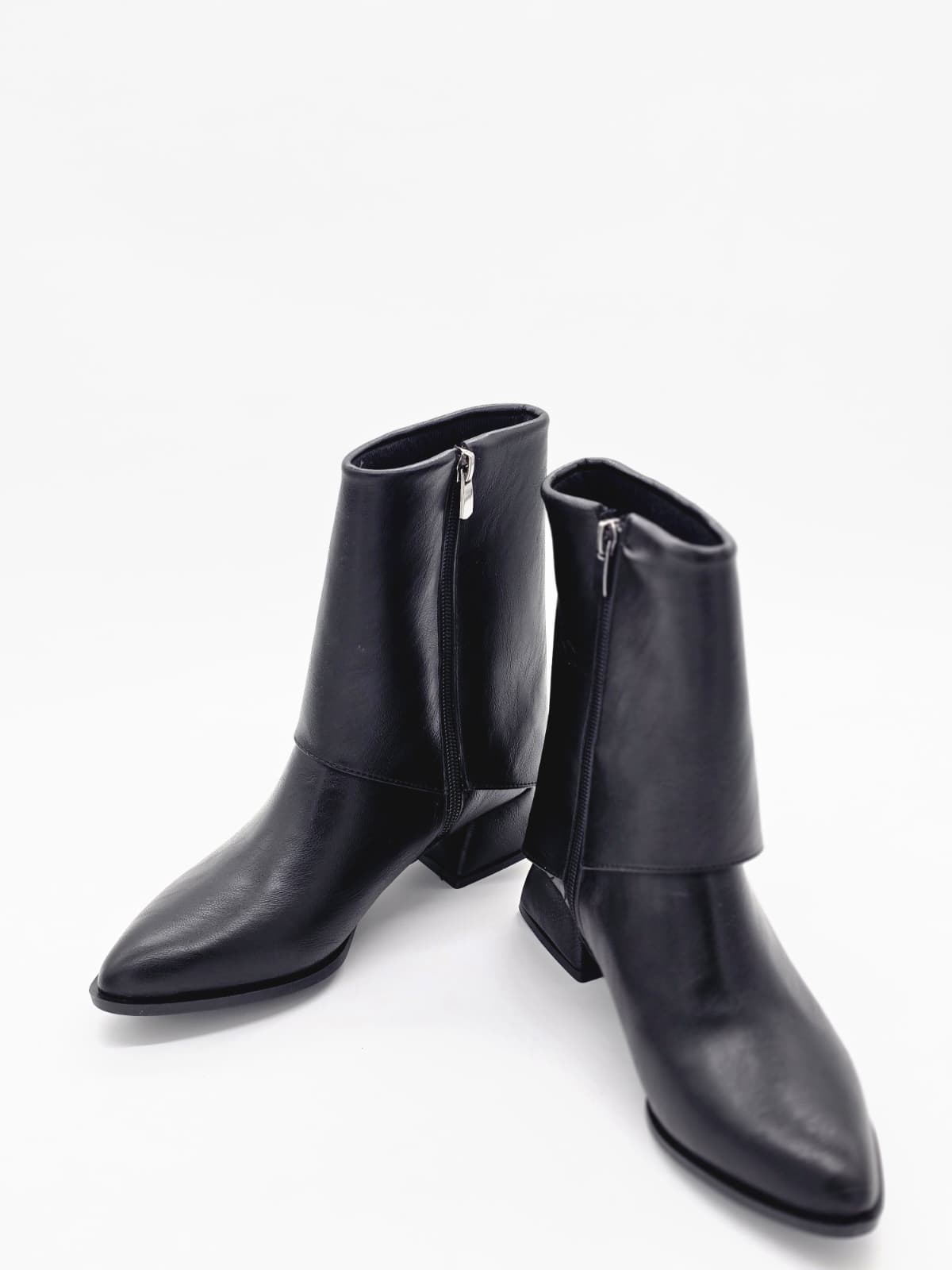 Western Kısa Topuklu Bot Siyah - Görsel 4