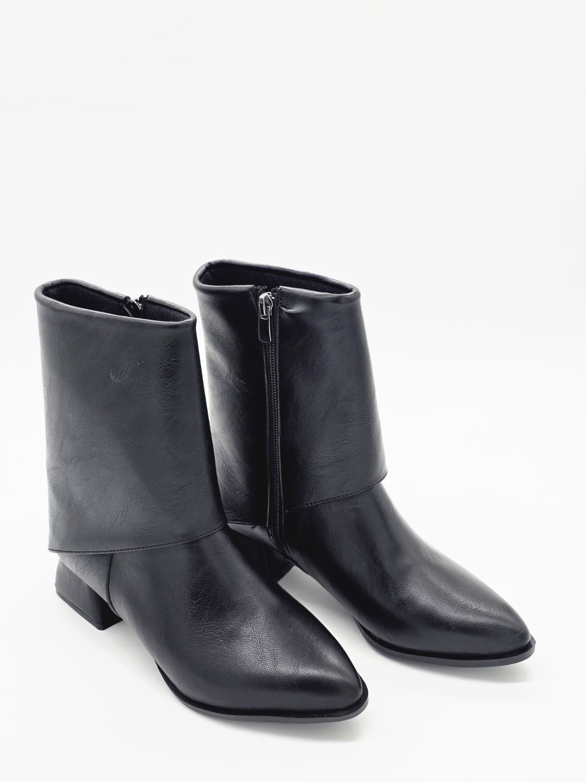 Western Kısa Topuklu Bot Siyah - Görsel 2