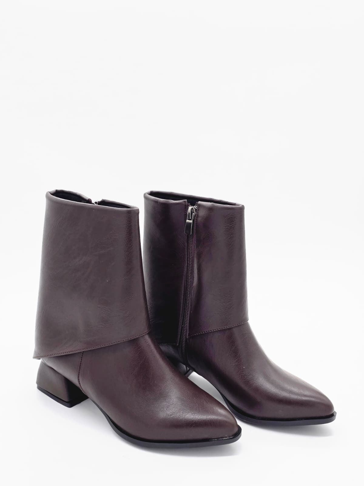 Western Kısa Topuklu Bot Acı Kahve - Görsel 3