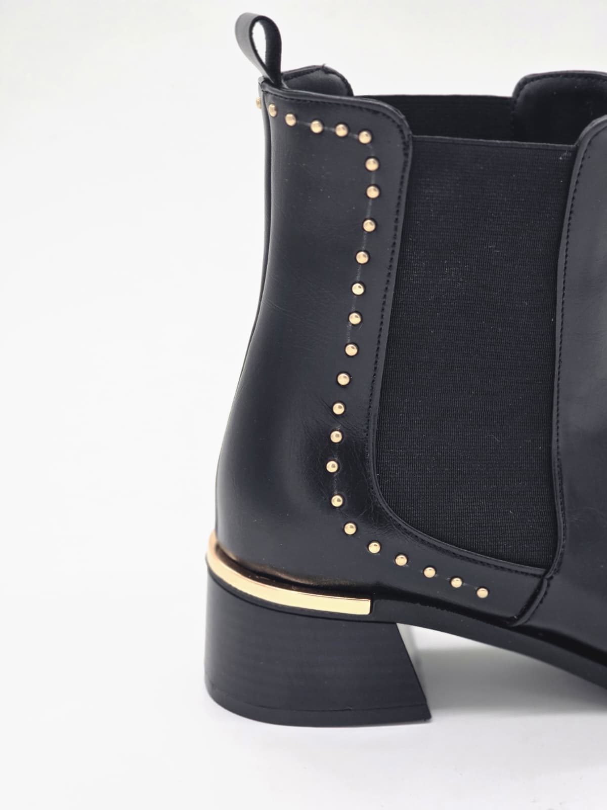 Topuk Detaylı Lastikli Bot Siyah - Görsel 7