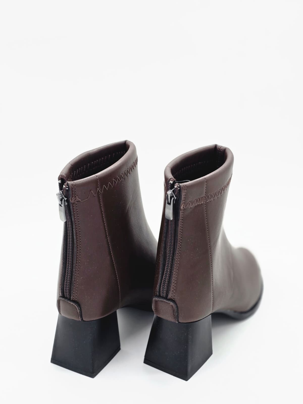 Sivri Burun Topuklu Bot Acı Kahve - Görsel 2