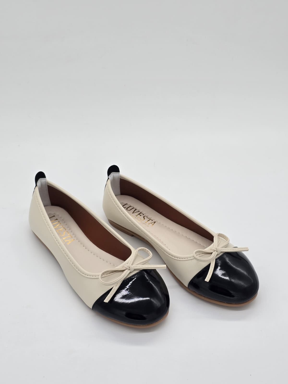 Fiyonklu Babet Bej-Siyah - Görsel 3