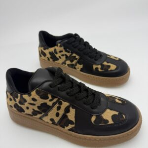 Leoparlı Sneaker Siyah