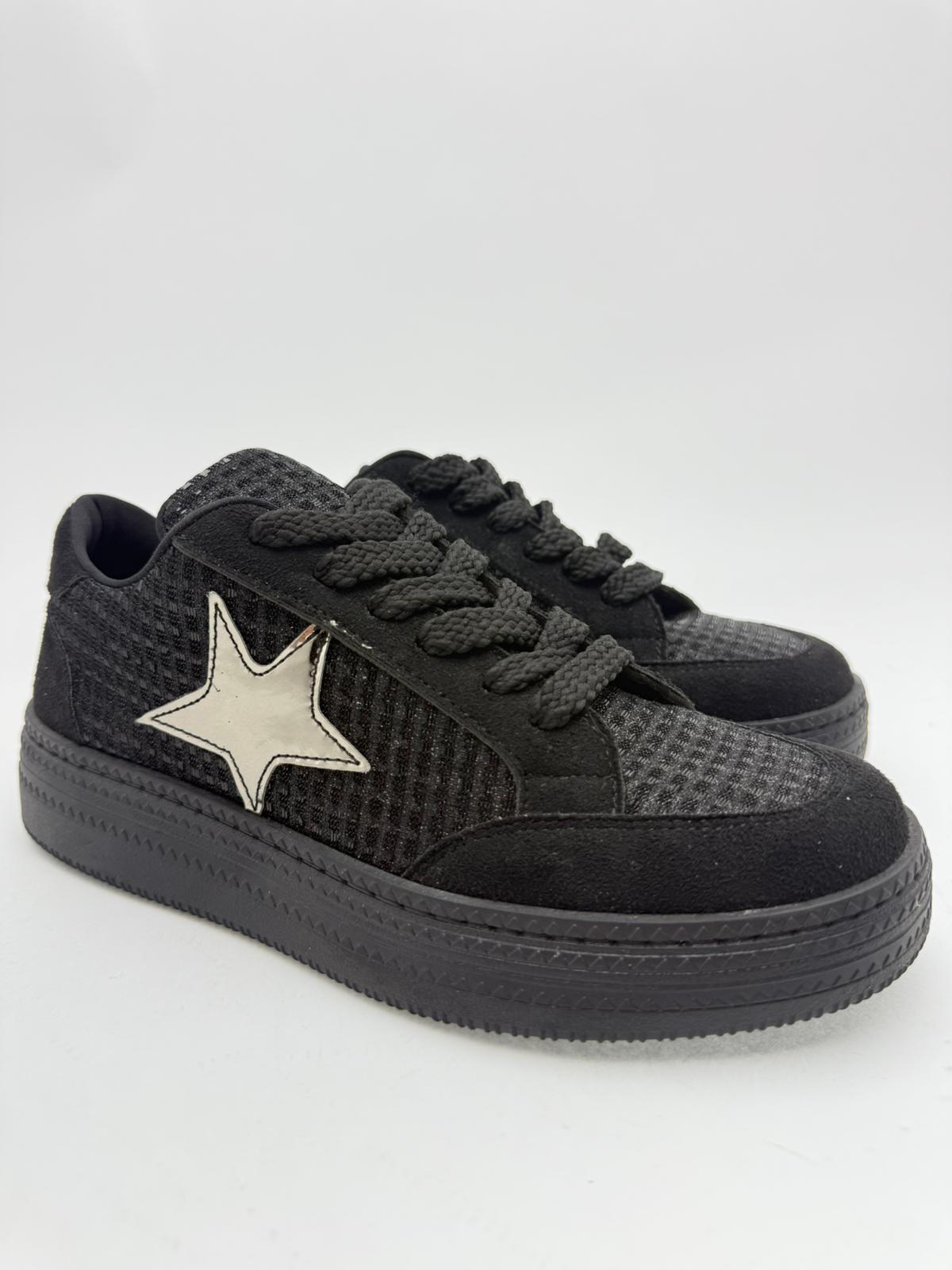Yıldız Sneaker Siyah