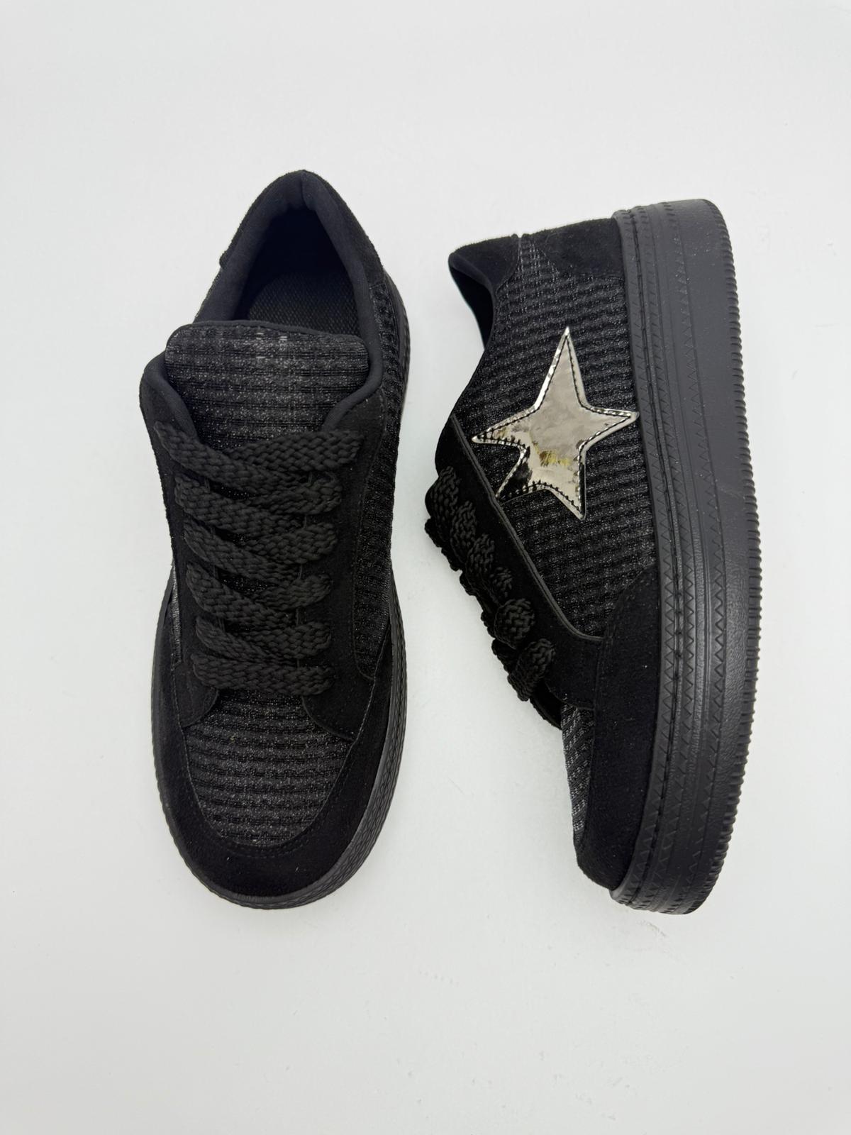 Yıldız Sneaker Siyah - Görsel 4