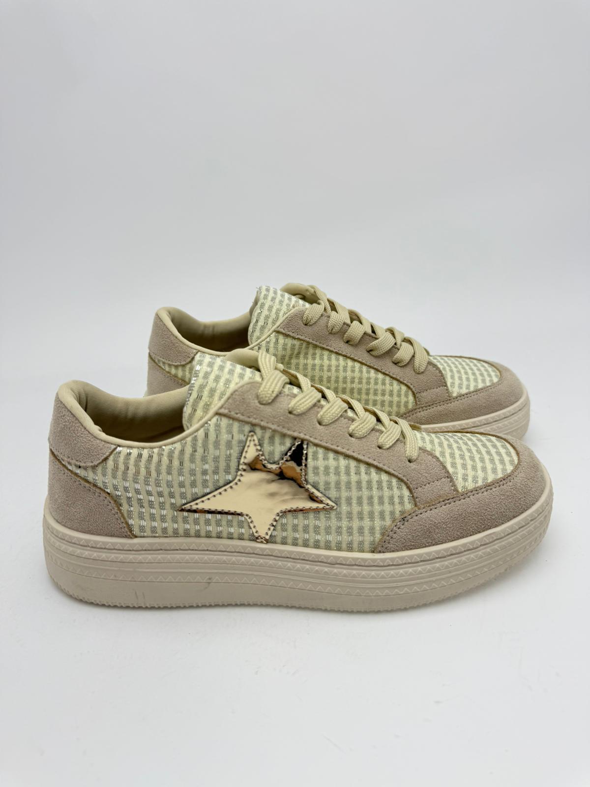 Yıldız Sneaker Bej - Görsel 6