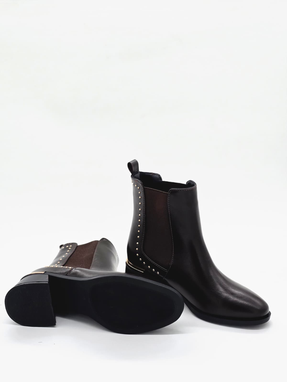 Topuk Detaylı Lastikli Bot Acı Kahve - Görsel 5