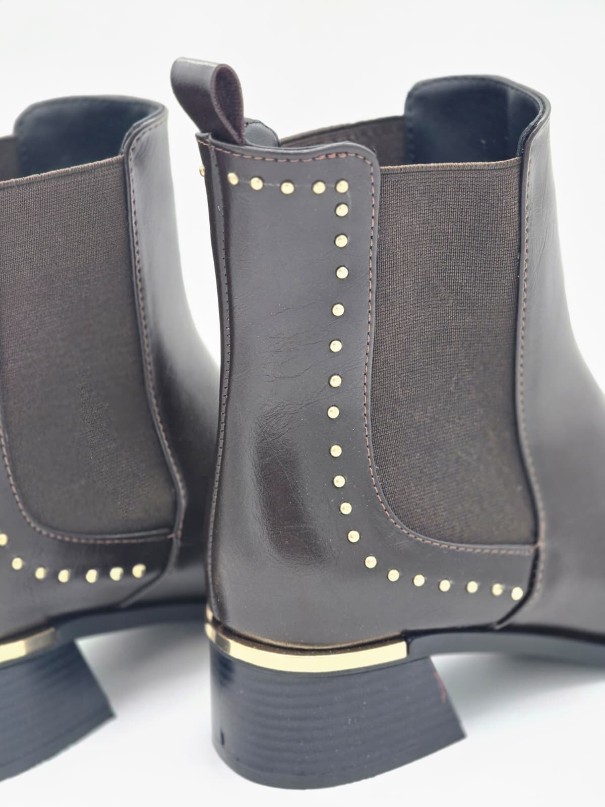 Topuk Detaylı Lastikli Bot Acı Kahve - Görsel 4