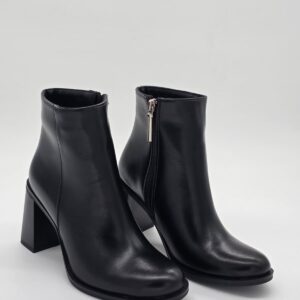 Elegant Topuklu Bot Siyah