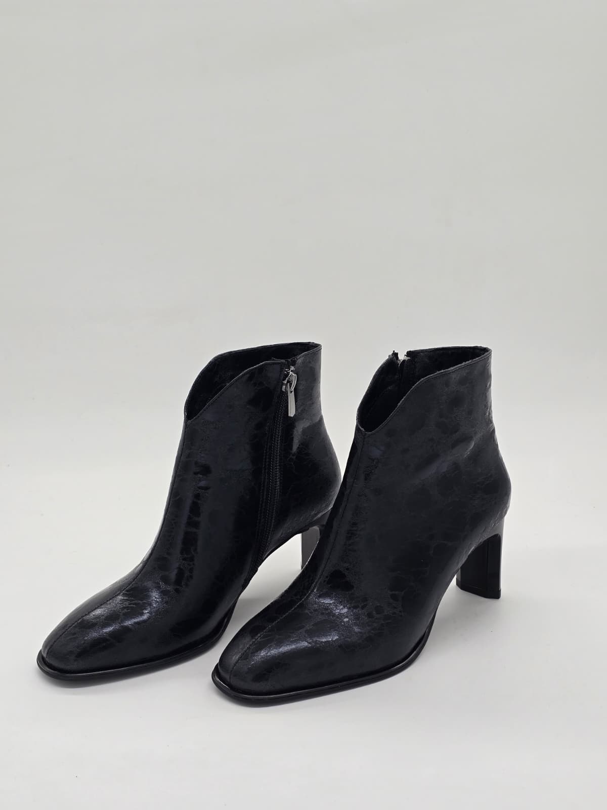 İnce Topuklu Bot Siyah - Görsel 6
