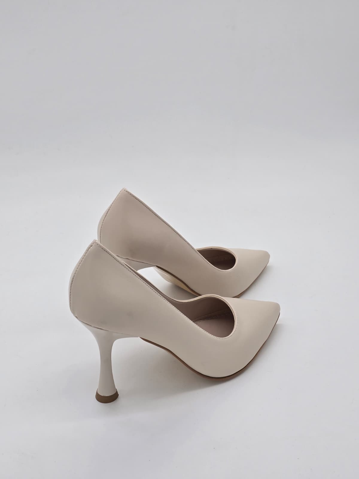 İnce Topuklu Stiletto Bej - Görsel 3