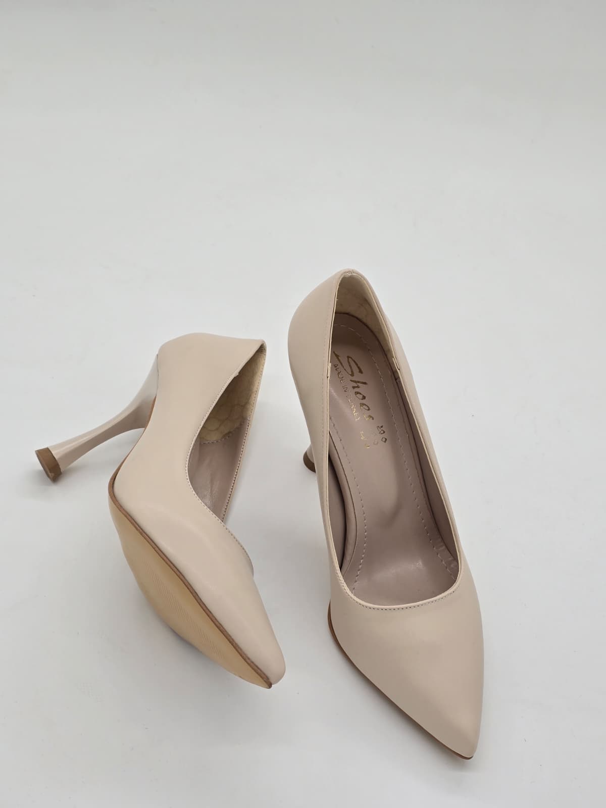 İnce Topuklu Stiletto Bej - Görsel 6