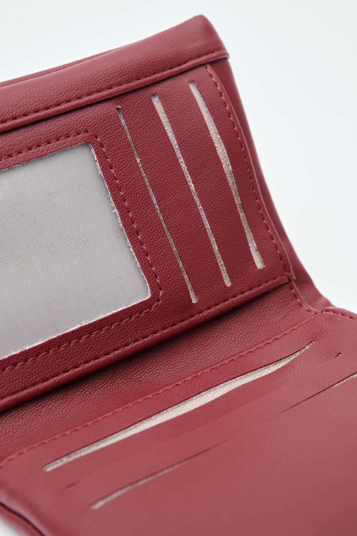 Kadın Cüzdan Bordo - Görsel 5