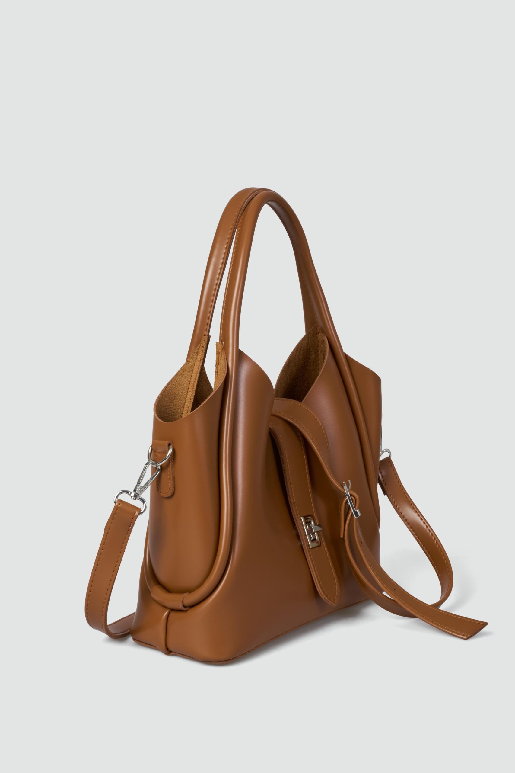 El & Çapraz Askılı Çanta Taba - Görsel 5