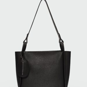 Chira Charmlı Omuz Çantası Siyah