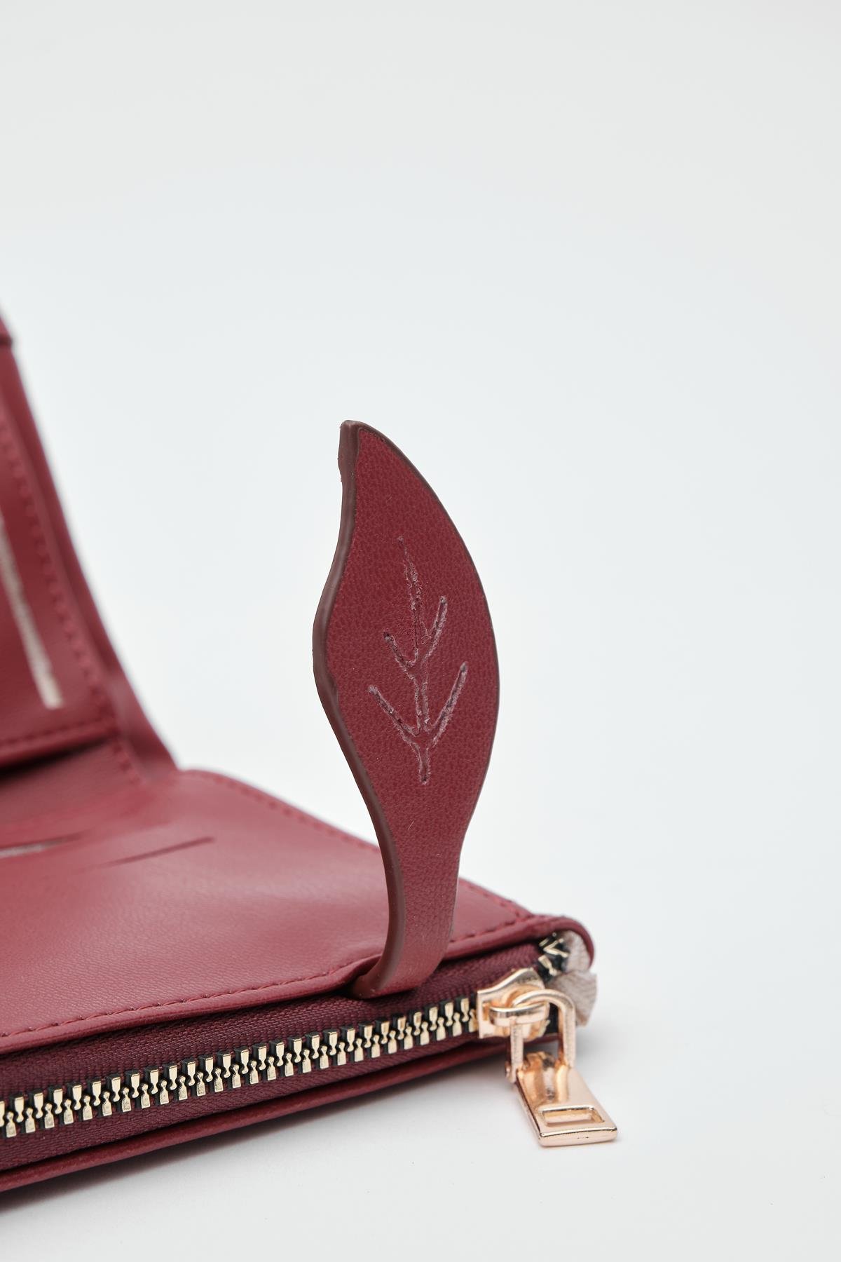 Kadın Cüzdan Bordo - Görsel 4