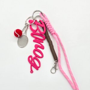 Tenis Topu Detaylı Charm Anahtarlık / Aksesuar