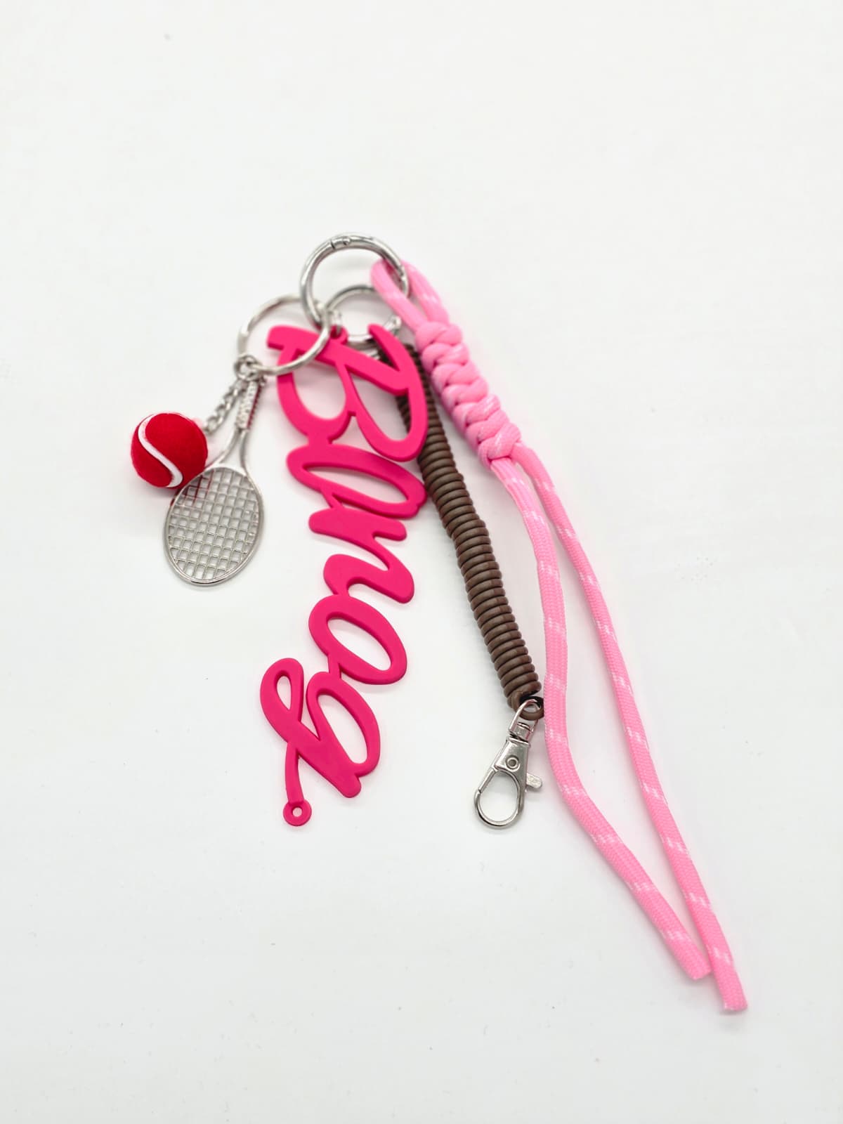 Tenis Topu Detaylı Charm Anahtarlık / Aksesuar