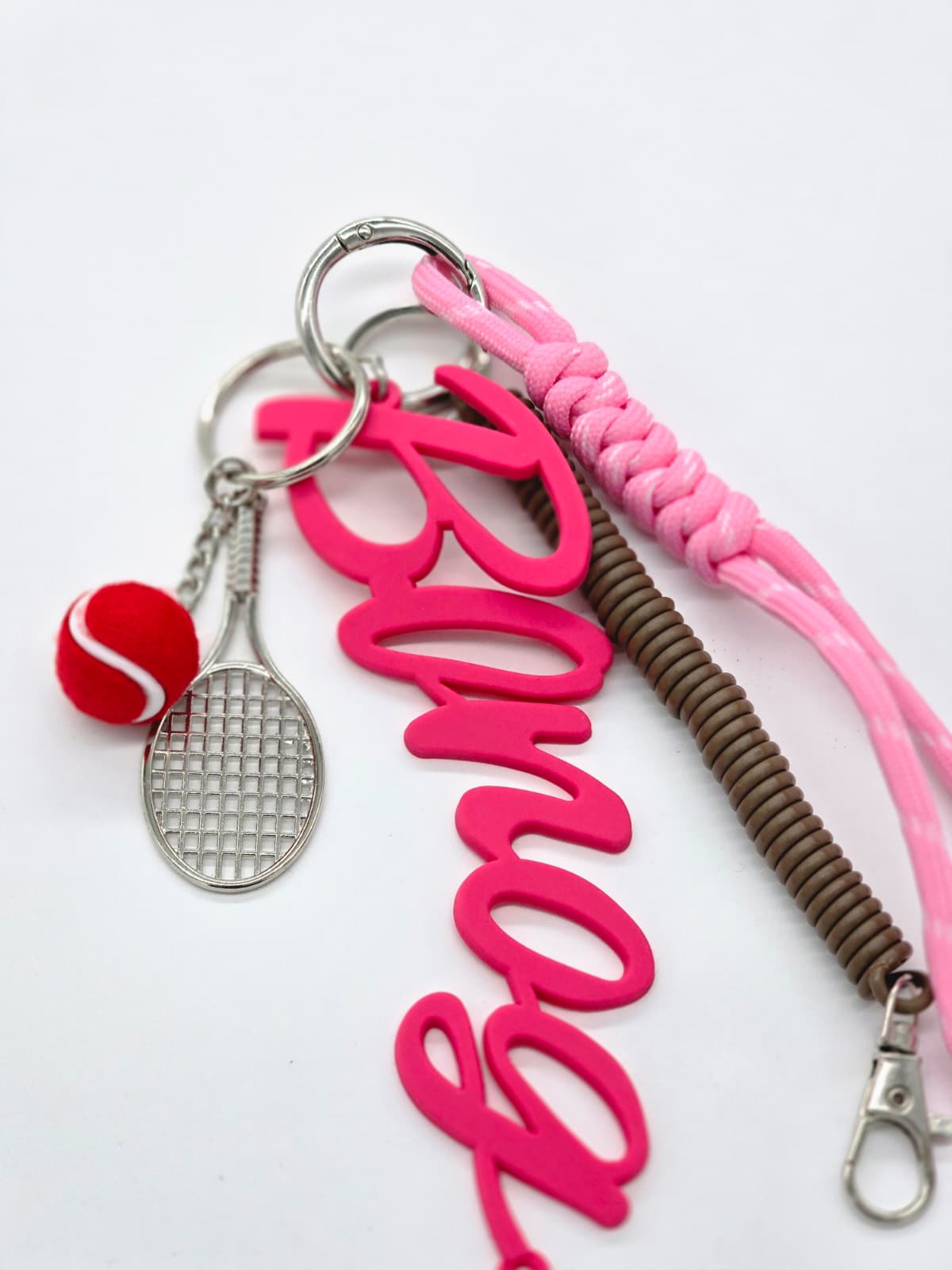 Tenis Topu Detaylı Charm Anahtarlık / Aksesuar - Görsel 2