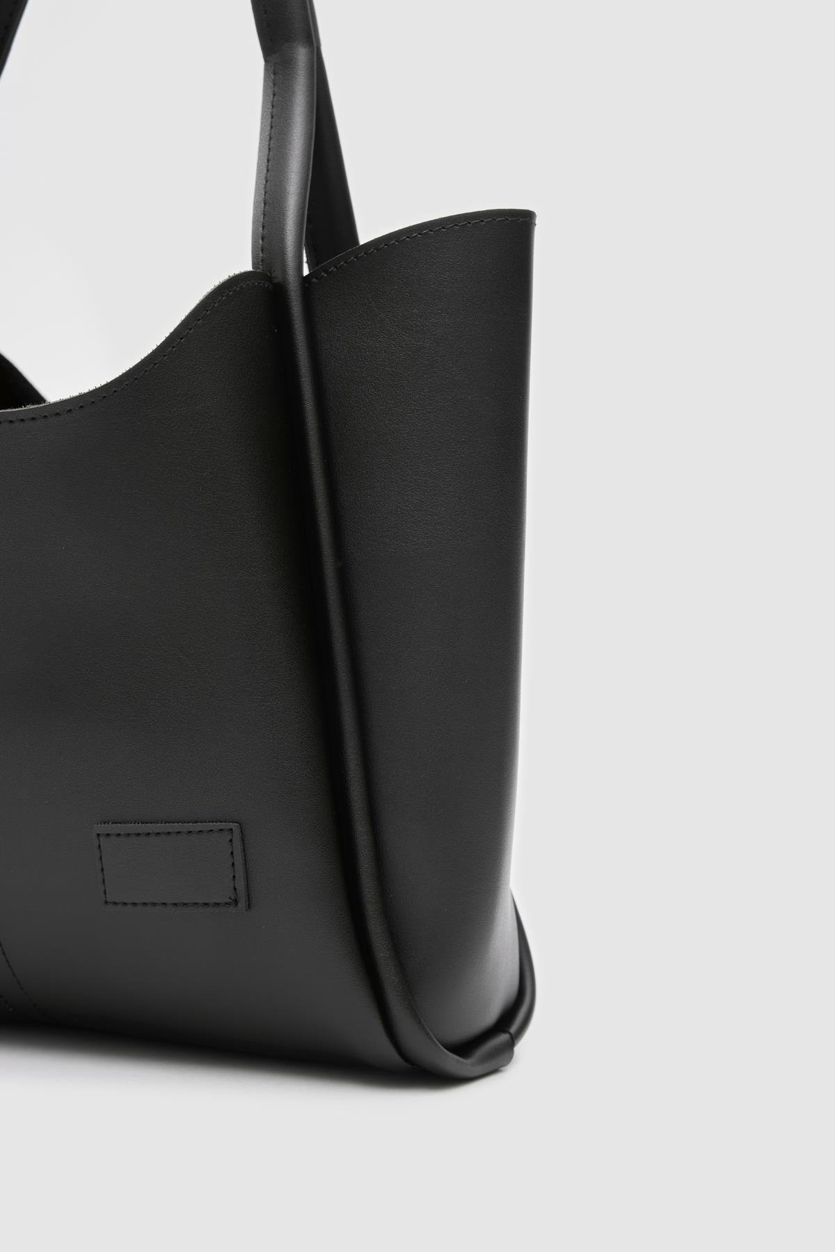 Cüzdanlı Omuz Çantası Siyah - Görsel 2